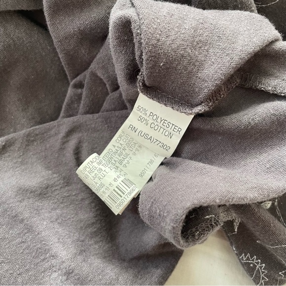 Zara | whimsical grey print tee, M - Picture 7 of 10